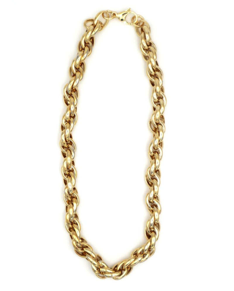 Bully necklace gold