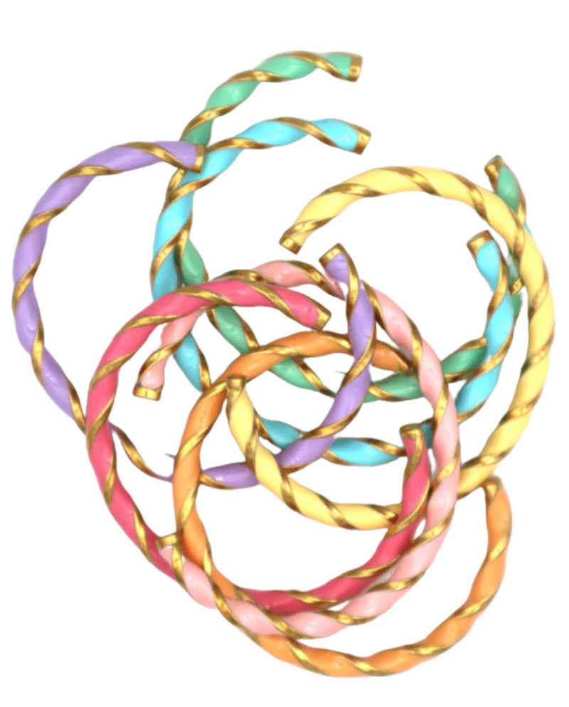 Terry Twisted Bangle Multicolour