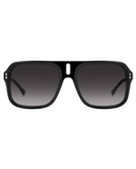 Maxi Square Aviator Sunglasses In Black
