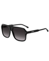 Maxi Square Aviator Sunglasses In Black