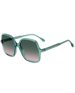 Oversize Square Acetate Sunglasses Green