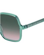 Oversize Square Acetate Sunglasses Green