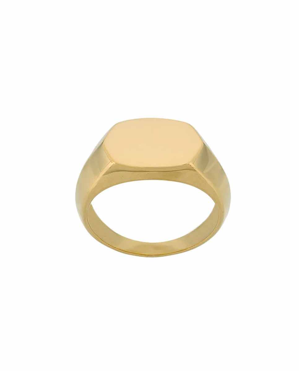 MARIA BLACK Gordon ring gold front -Diverse