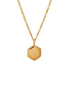 MARIA BLACK Kim necklace gold front-Diverse