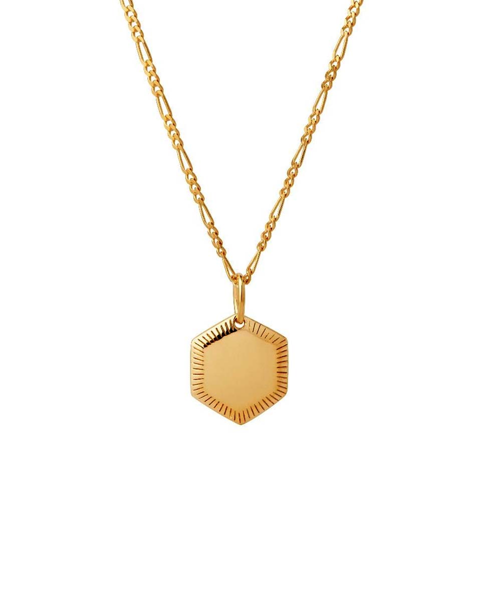 MARIA BLACK Kim necklace gold front-Diverse