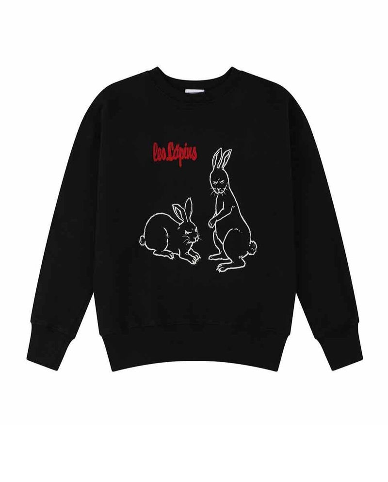 Les Lapins Sweatshirt Black