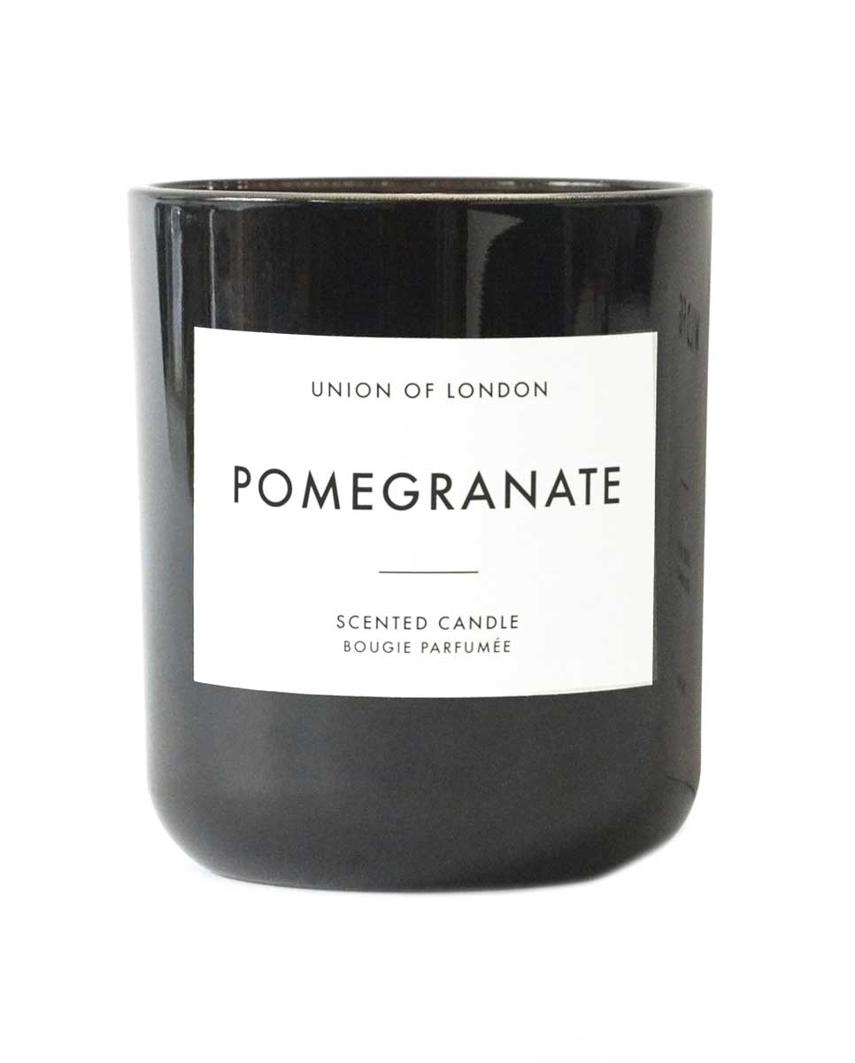 UNION OF LONDON Pomegranate candle Medium black-Diverse