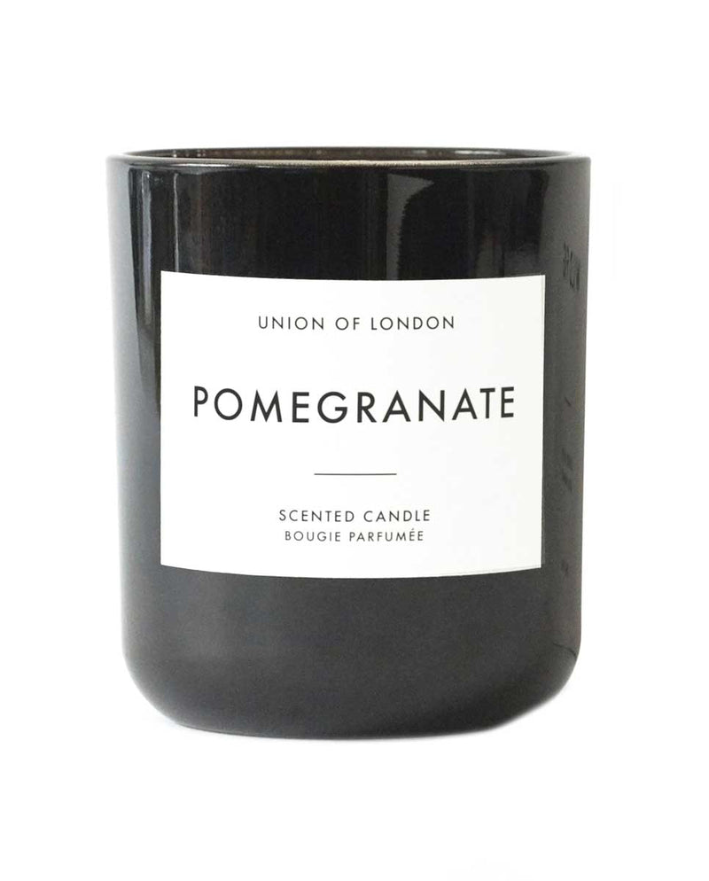 UNION OF LONDON Pomegranate candle Large black-Front