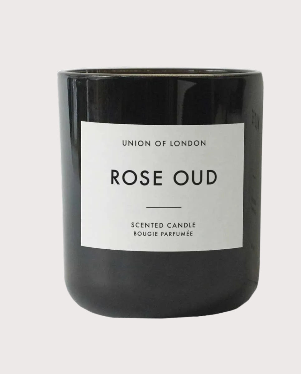 UNION OF LONDON Rose oud candle Black-Medium